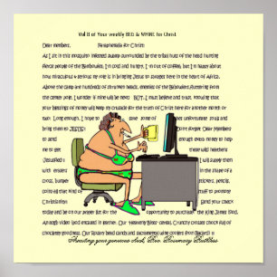 BEG-A-THON IS VOOR MONETAIRE REALITEITSCONTROLE POSTER