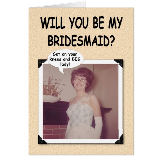 Beg van Bridesmaid (Voorkant)