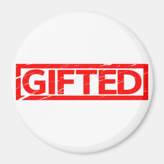 Begaafd Stempel Magneet (Voorkant)
