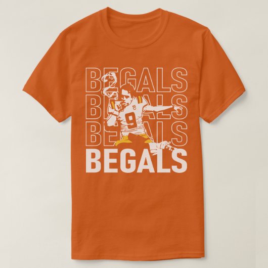 Begals Joe Burrow T-shirt (Design voorkant)