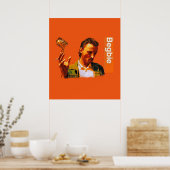 Begbie gooit Glass Beer Scene uit Trainspott Poster (Keuken)