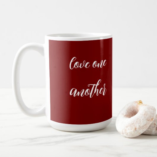 Begeester elkaar koffiemok (Met donut)