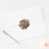 Begeleid me ronde sticker (Envelop)
