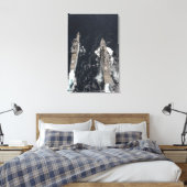 Begeleide rakettenverdeler USS Gridley Canvas Afdruk (Insitu (Slaapkamer))