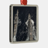 Begeleide rakettenverdeler USS Gridley Metalen Ornament (Rechts)