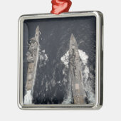 Begeleide rakettenverdeler USS Gridley Metalen Ornament (Links)