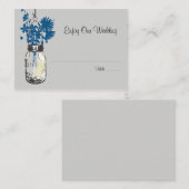 Begeleide zitplaatsen Kaart Wild Flowers & Mason J Plaatskaartje (Voorkant / Achterkant)