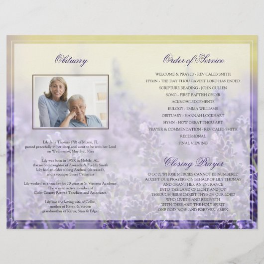 Begeleidend programma | In het liefdevol geheugen Flyer (Achterkant)