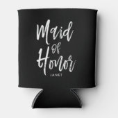 Begeleidend | Script Style Custom Wedding Blikjeskoeler (Voorkant)