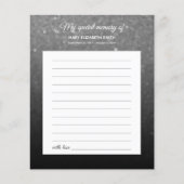 Begeleidend zwart-wit Ombre Share Funeral (Voorkant)