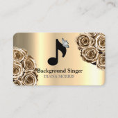 Begeleider Band Director Achtergrondzanger Visitekaartje (Voorkant)