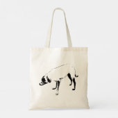 begeleider van de bladjacht tote bag (Achterkant)