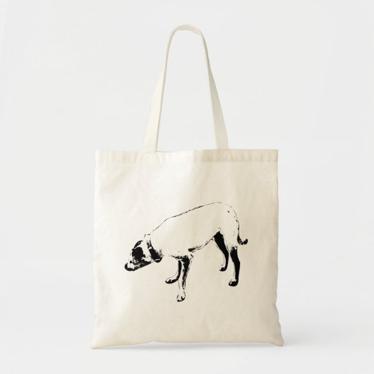 begeleider van de bladjacht tote bag (Voorkant)