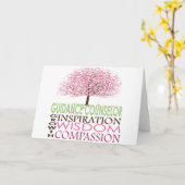 Begeleiding Counselor Kaart Cherry Blossoms (Gele Bloem)