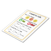 Begeleiding counselor verzoek van primaire niet-le notitieblok (Schuin)