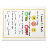 Begeleiding counselor verzoek van primaire niet-le notitieblok (Voorkant)