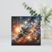 Begeleiding door de kosmos kaart (Staand voorkant)