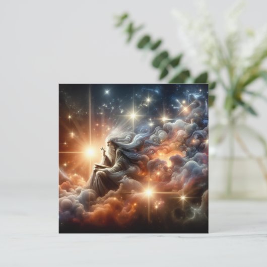 Begeleiding door de kosmos kaart (Staand voorkant)