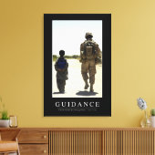 Begeleiding: Inspirerend prijsopgave Canvas Afdruk (Insitu (Woonkamer))