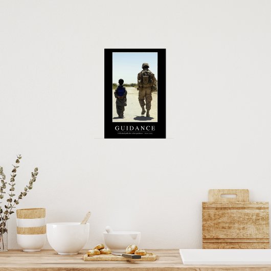 Begeleiding: Inspirerend prijsopgave Poster (Keuken)