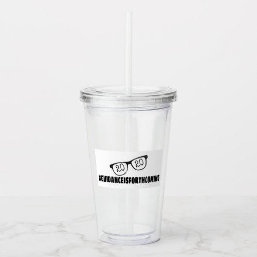 Begeleiding voor de toekomst acryl drinkbeker (Voorkant)