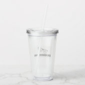 Begeleiding voor de toekomst acryl drinkbeker (Achterkant)