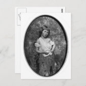 Beggar Maid / Alice Liddell ~ 1859 Briefkaart (Voorkant / Achterkant)