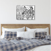Beggars Alles Canvas Afdruk (Insitu (Slaapkamer))