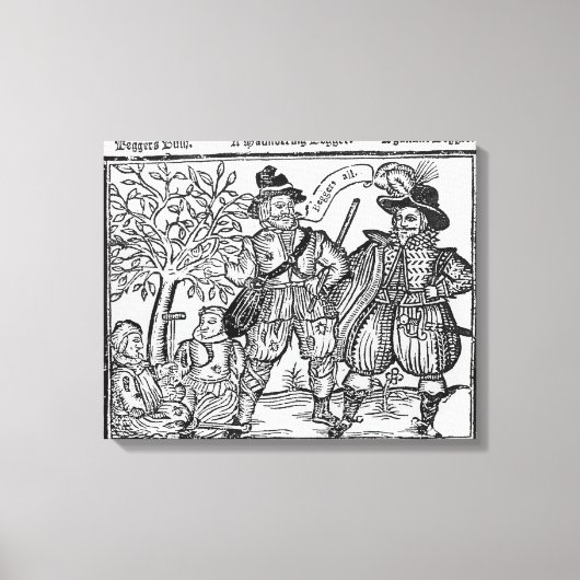 Beggars Alles Canvas Afdruk (Voorkant)