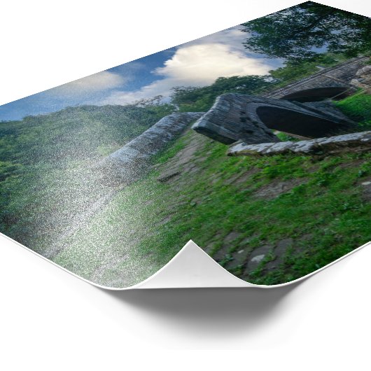 Beggar's Bridge, Glaisdale Foto Afdruk (Hoek)