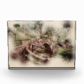 Beggars Bridge, Glaisdale - Watercolour Art Fotoblokken (Voorkant)