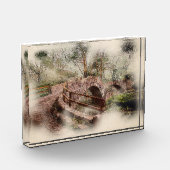 Beggars Bridge, Glaisdale - Watercolour Art Fotoblokken (Links)