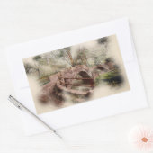 Beggars Bridge, Glaisdale - Watercolour Art Rechthoekige Sticker (Envelop)