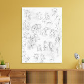 Beggars Canvas Afdruk (Insitu (Woonkamer))