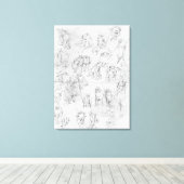 Beggars Canvas Afdruk (Insitu (Houten vloer))