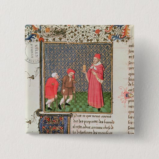 Beggars Vierkante Button 5,1 Cm (Voorkant)