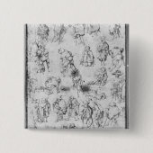 Beggars Vierkante Button 5,1 Cm (Voorkant)