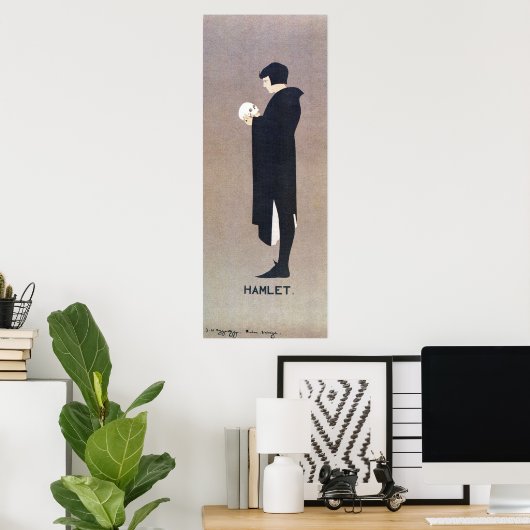 Beggarstaffs Hamlet verticale banner Poster (Thuiskantoor)