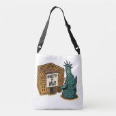 Begging for Peace: Liberty in Front of the Ministr Crossbody Tas (Achterkant)