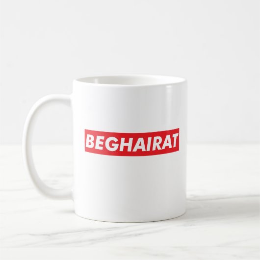 Beghairat Grappig Koffiemok (Links)