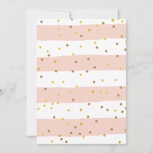 begiftigd | Prachtige | uitnodiging voor de eerste (Achterkant)