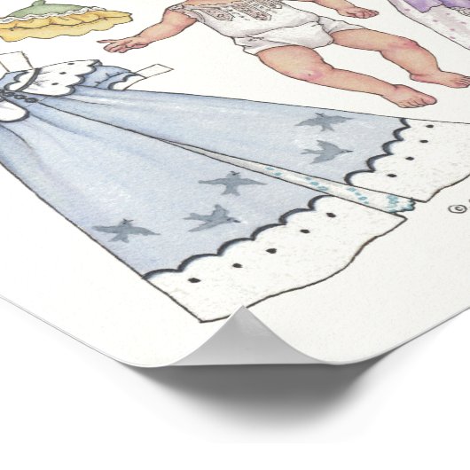 begin 1900 look baby doll print (Hoek)