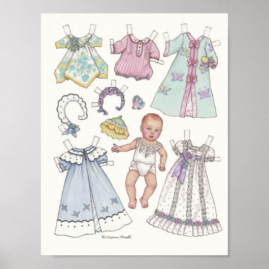 begin 1900  look baby doll print (Voorkant)