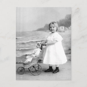 Begin 1900 met haar pop briefkaart