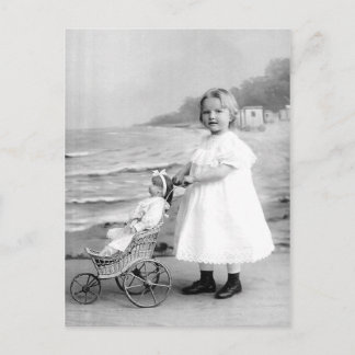 Begin 1900 met haar pop briefkaart