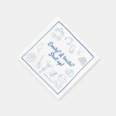 Begin 2000's y2k schattige prinses Bachelorette Cu Servet (Hoek)