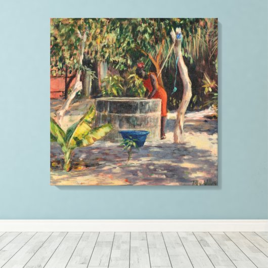 Begin 2006 canvas afdruk (Insitu (Houten vloer))