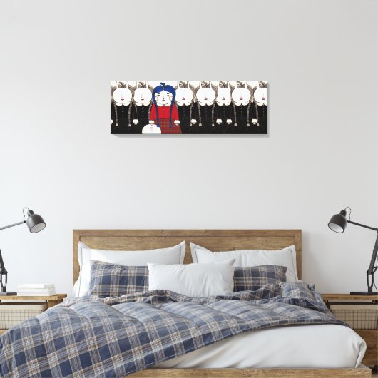 Begin 2013 canvas afdruk (Insitu (Slaapkamer))