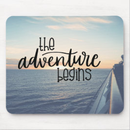 Begin aan avontuur muismat