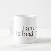 Begin Again Affirmation Mug Koffiemok (Voorkant links)